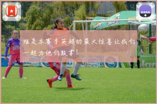 谁是本赛季英超的最大惊喜让我们一起为他们鼓掌！